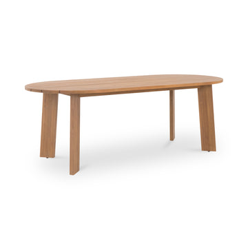 Delta Natural Oval Outdoor Dining Table - Ornate Home