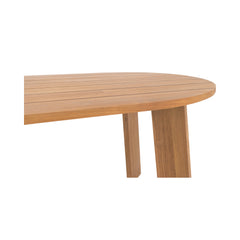 Delta Natural Oval Outdoor Dining Table - Ornate Home