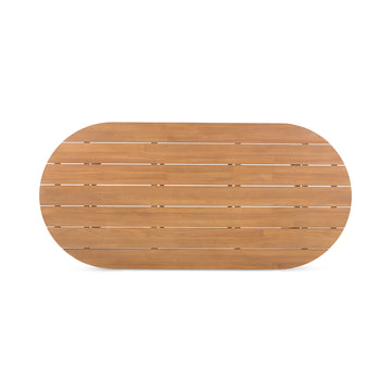 Delta Natural Oval Outdoor Dining Table - Ornate Home