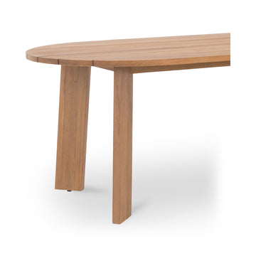 Delta Natural Oval Outdoor Dining Table - Ornate Home