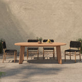 Delta Natural Oval Outdoor Dining Table - Ornate Home