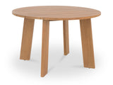 Delta Natural Round Outdoor Dining Table - Ornate Home