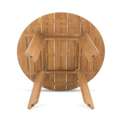 Delta Natural Round Outdoor Dining Table - Ornate Home