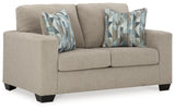 Deltona Parchment Loveseat - Ornate Home