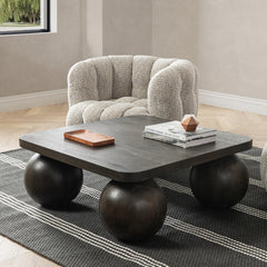 Delyla Charcoal Coffee Table - Ornate Home