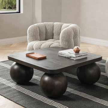 Delyla Charcoal Coffee Table - Ornate Home