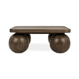 Delyla Pecan Brown Coffee Table - Ornate Home