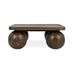 Delyla Pecan Brown Coffee Table - Ornate Home