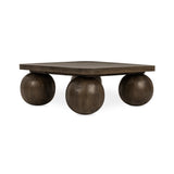 Delyla Pecan Brown Coffee Table - Ornate Home