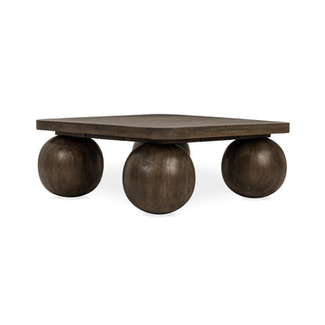 Delyla Pecan Brown Coffee Table - Ornate Home