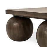 Delyla Pecan Brown Coffee Table - Ornate Home