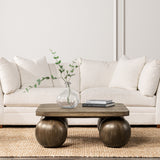 Delyla Pecan Brown Coffee Table - Ornate Home