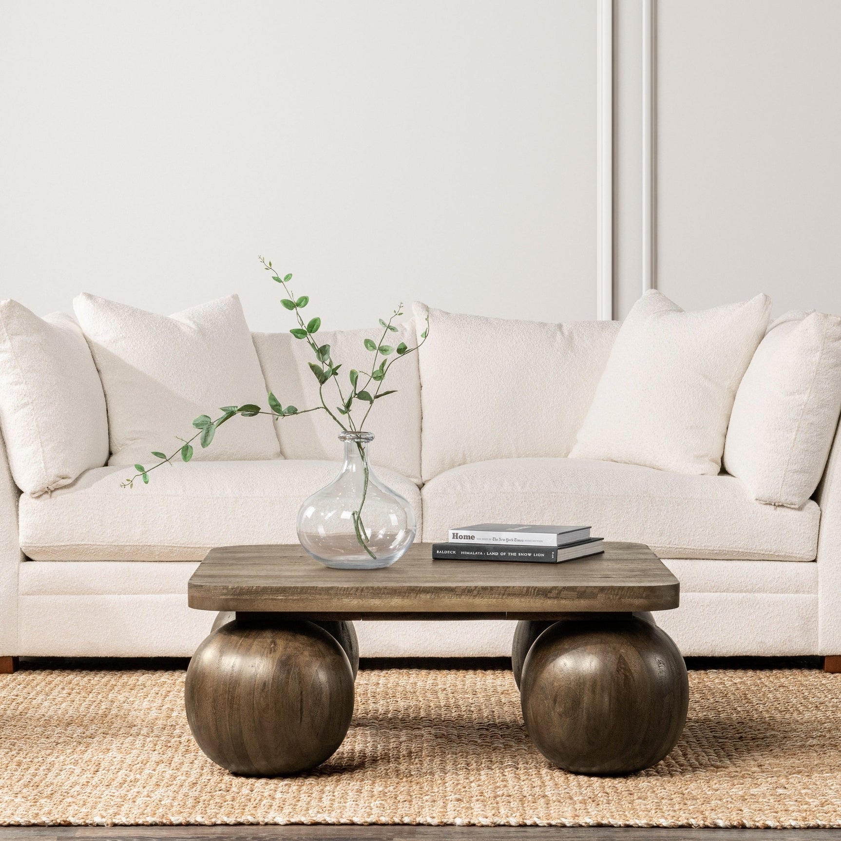 Delyla Pecan Brown Coffee Table - Ornate Home