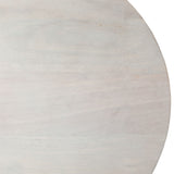 Demetra Whitewash Side Table - Ornate Home