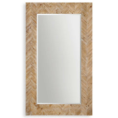 Demetria Woodtone Oversized Wooden Mirror - Ornate Home