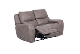 Demetrius Brown Power Loveseat - Ornate Home