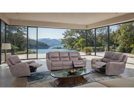 Demetrius Brown Power Sofa & Loveseat - Ornate Home