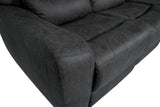 Demetrius Dark Gray Power Loveseat - Ornate Home