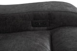 Demetrius Dark Gray Power Loveseat - Ornate Home