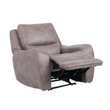 Demetrius Dark Gray Power Recliner - Ornate Home