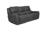 Demetrius Dark Gray Power Sofa - Ornate Home