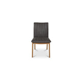 Demi Brown Dining Leather Chair (Set of 2) - Ornate Home