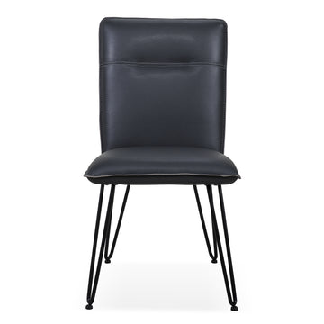 Demi Hairpin Leg Modern Dining Chair in Cobalt (Set of 2) - Ornate Home