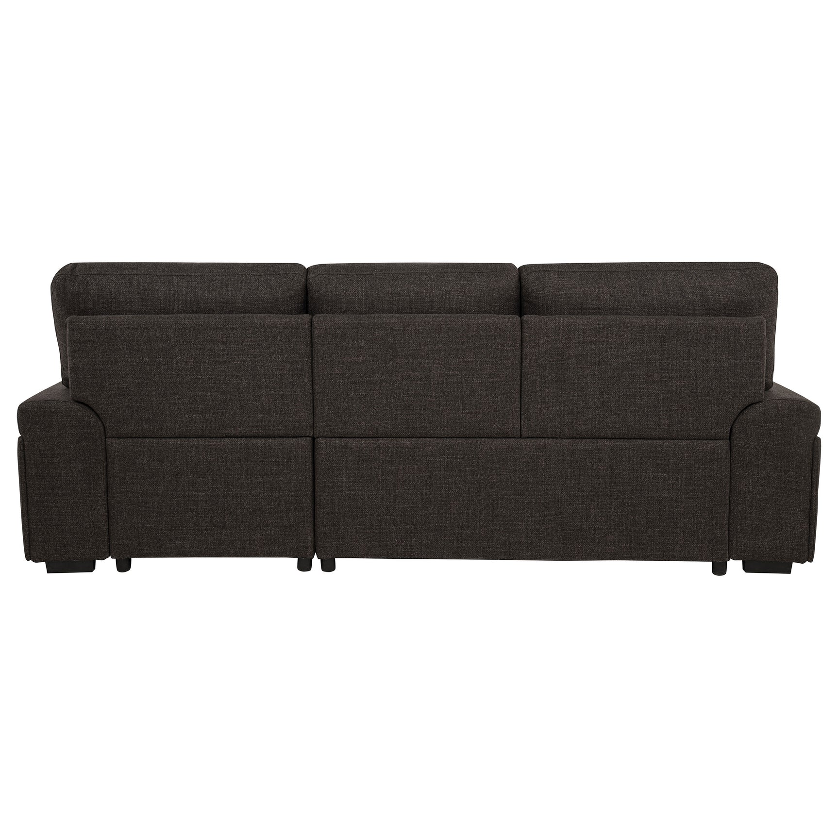 Demko Brown Sleeper Sectional Sofa with Speaker and Storage Chaise - Ornate Home
