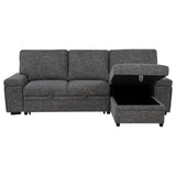 Demko Granite Sleeper Sectional Sofa with Speaker and Storage Chaise - Ornate Home