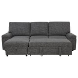 Demko Granite Sleeper Sectional Sofa with Speaker and Storage Chaise - Ornate Home