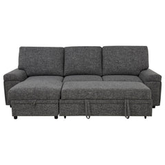 Demko Granite Sleeper Sectional Sofa with Speaker and Storage Chaise - Ornate Home