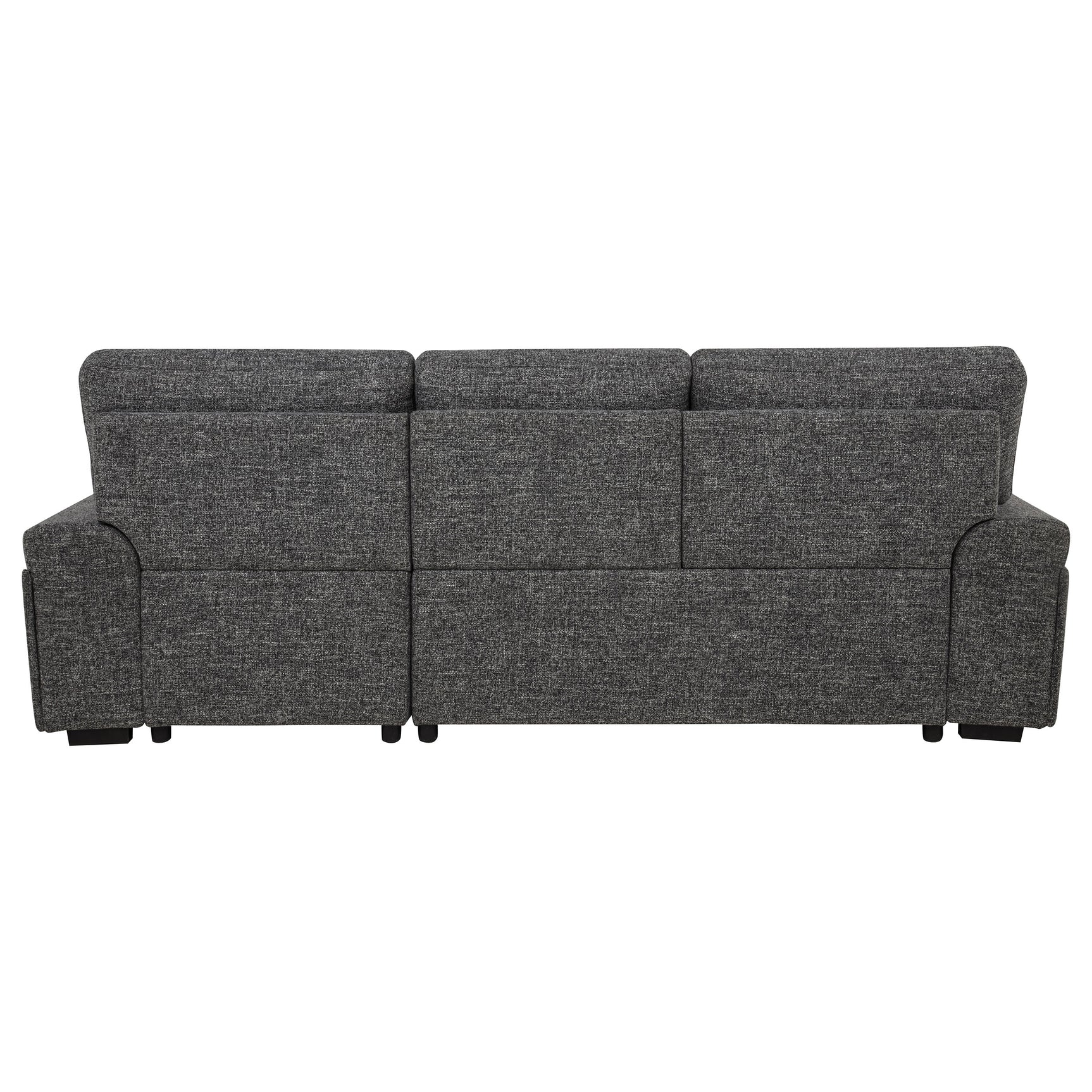 Demko Granite Sleeper Sectional Sofa with Speaker and Storage Chaise - Ornate Home