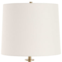 Dempsey Black/Brass Marble Buffet Lamp - Ornate Home