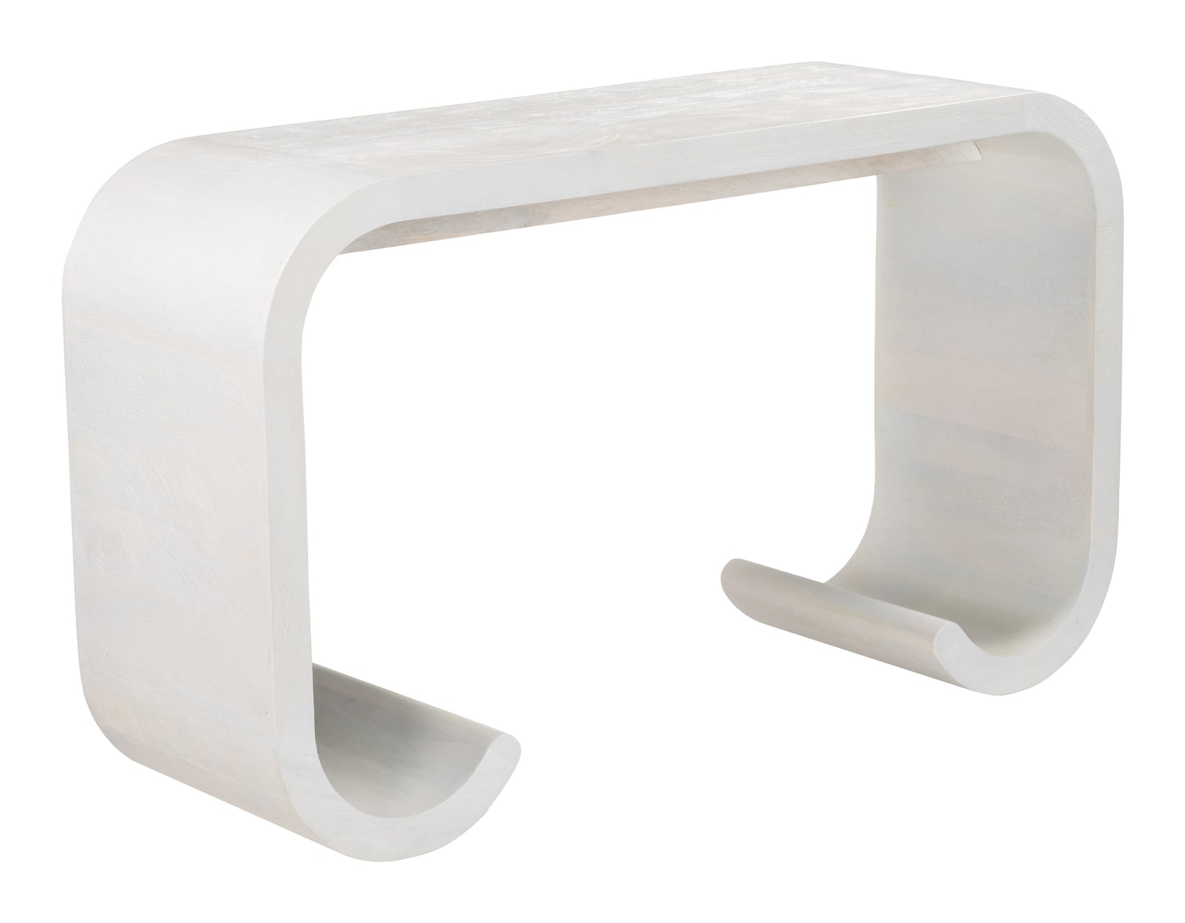 Dena Whitewashed Console Table - Ornate Home
