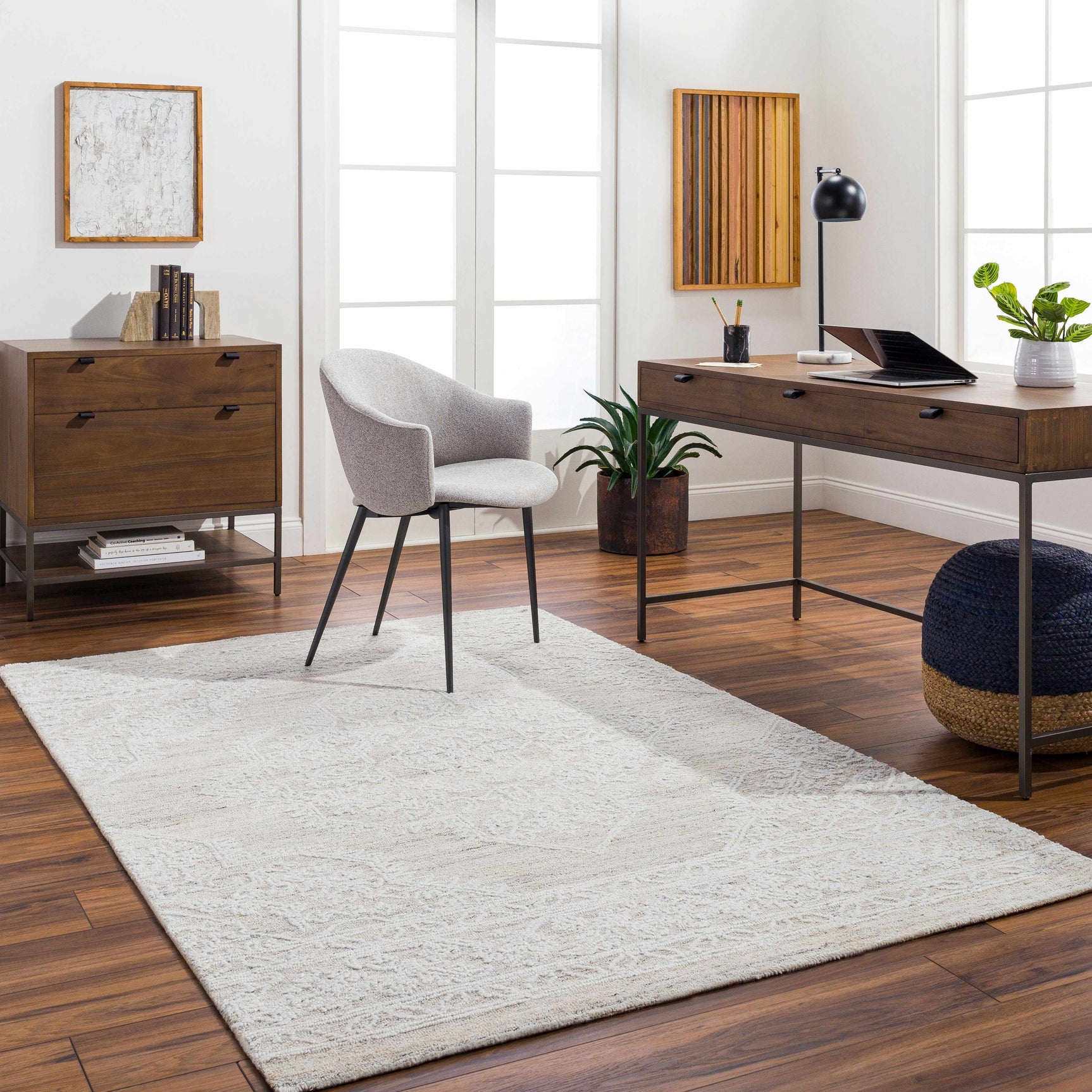 Denae Cream Area Rug - Clearance - Ornate Home