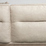 Denali Beige 121" Upholstered Wooden Frame Left Four Seater Sectional - Ornate Home