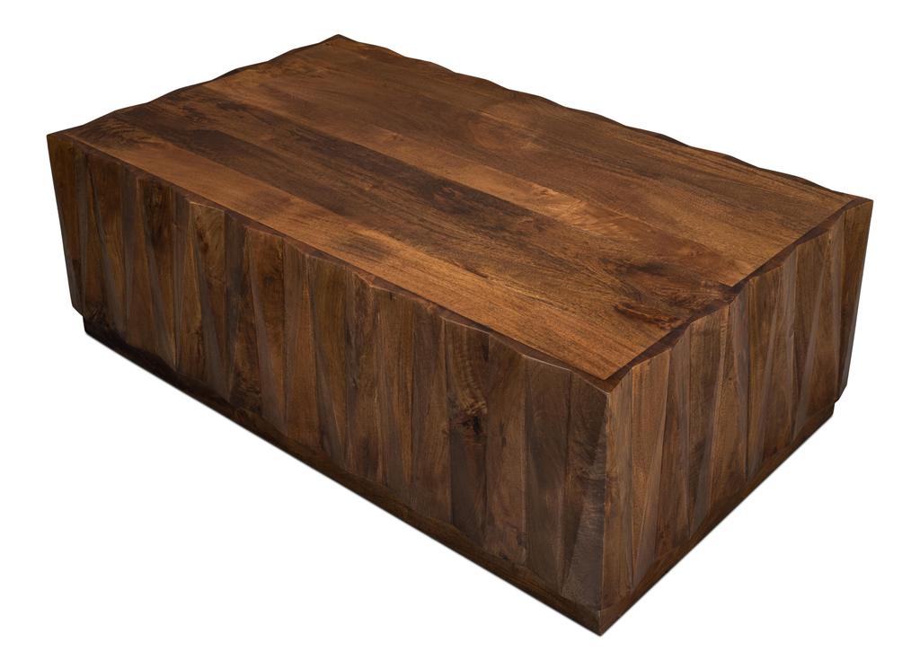 Denali Brown Rectangle Cocktail Table - Ornate Home