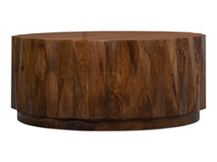 Denali Brown Round Cocktail Table - Ornate Home