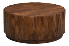 Denali Brown Round Cocktail Table - Ornate Home