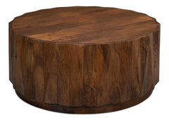 Denali Brown Round Cocktail Table - Ornate Home