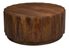 Denali Brown Round Cocktail Table - Ornate Home