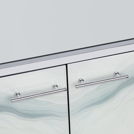 Denali White/Gray Four-Door Sideboard - Ornate Home