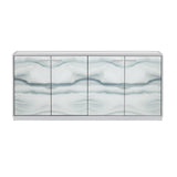Denali White/Gray Four-Door Sideboard - Ornate Home