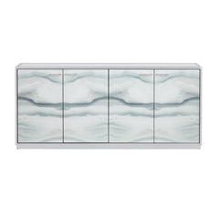 Denali White/Gray Four-Door Sideboard - Ornate Home