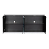 Denali White/Gray Four-Door Sideboard - Ornate Home