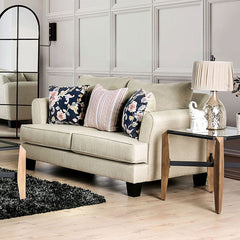 Denbigh Beige Loveseat - Ornate Home
