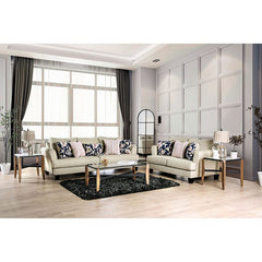 Denbigh Beige Loveseat - Ornate Home
