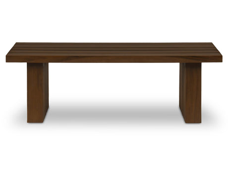 Denby Brown Outdoor Coffee Table - Ornate Home