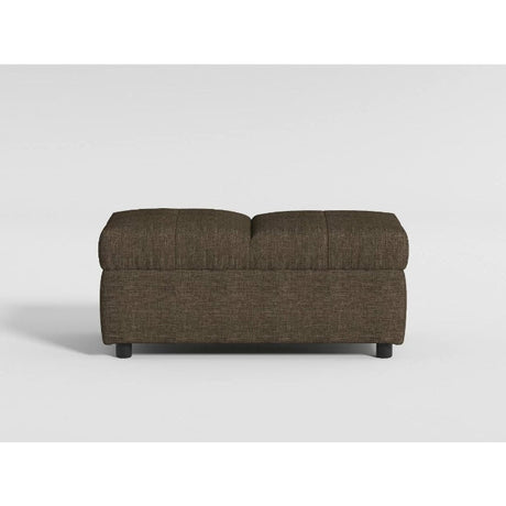 Denby Gray Storage Ottoman/Chair - Ornate Home