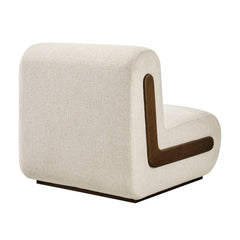 Denby Ivory Linen Blend Accent Chair - Ornate Home